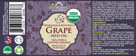 US Organic oil texture on hand demonstrating lightweight absorption benefit