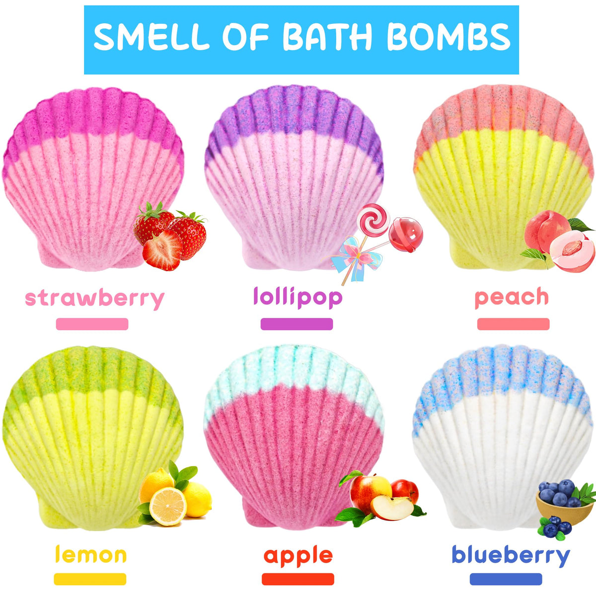 usand gift box arrangement of bath bombs as Easter or birthday basket stuffer