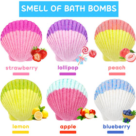 usand gift box arrangement of bath bombs as Easter or birthday basket stuffer