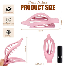 USDNICE clip securing a low bun on a woman demonstrating strong hold and comfortable fit