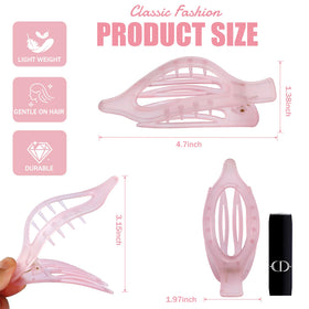 USDNICE clip holding thick hair securely during daily activity for reliable hold