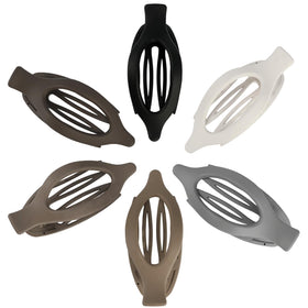 USDNICE six-color clips laid flat to display color assortment and everyday versatility