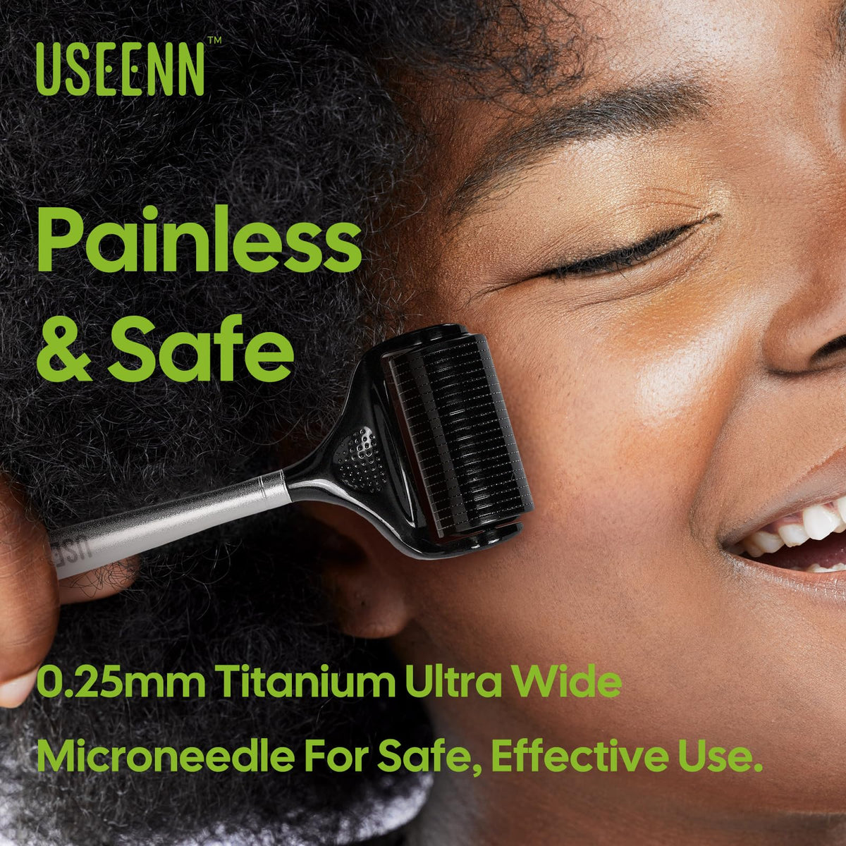 USEENN roller stored in protective case for hygienic travel and storage