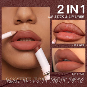 USHAS close-up of dual-ended pen detail illustrating liner and lipstick tips for precision