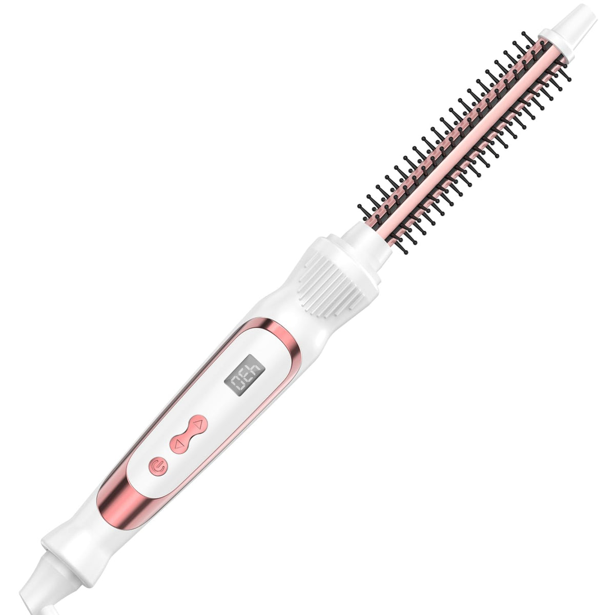 USHOW thermal brush front view showing controls and white finish, for precise styling