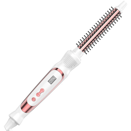 USHOW thermal brush front view showing controls and white finish, for precise styling
