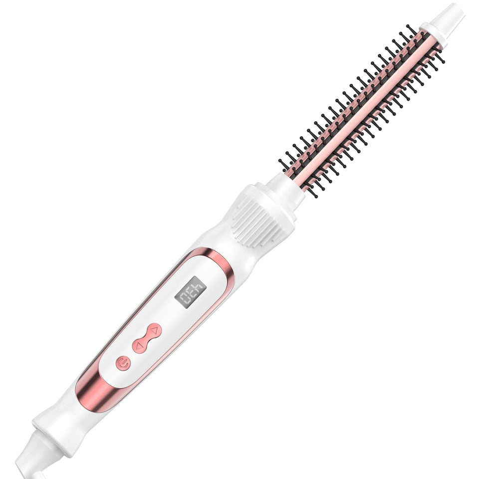 USHOW thermal brush front view showing controls and white finish, for precise styling