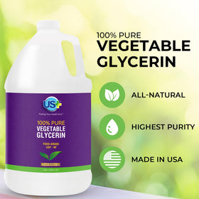 US+ pouring clear glycerin into a measuring cup for precise DIY formulation benefit