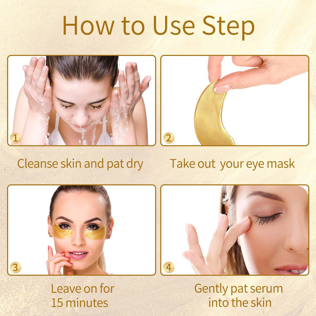USTELIR lifestyle vanity scene with patches ready for pre-event quick skin refresh