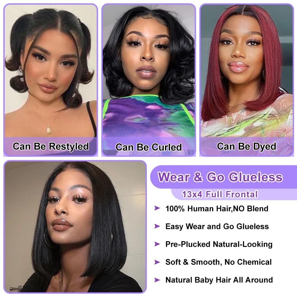 UTIDE wig worn by model in lifestyle scene for easy everyday styling benefit