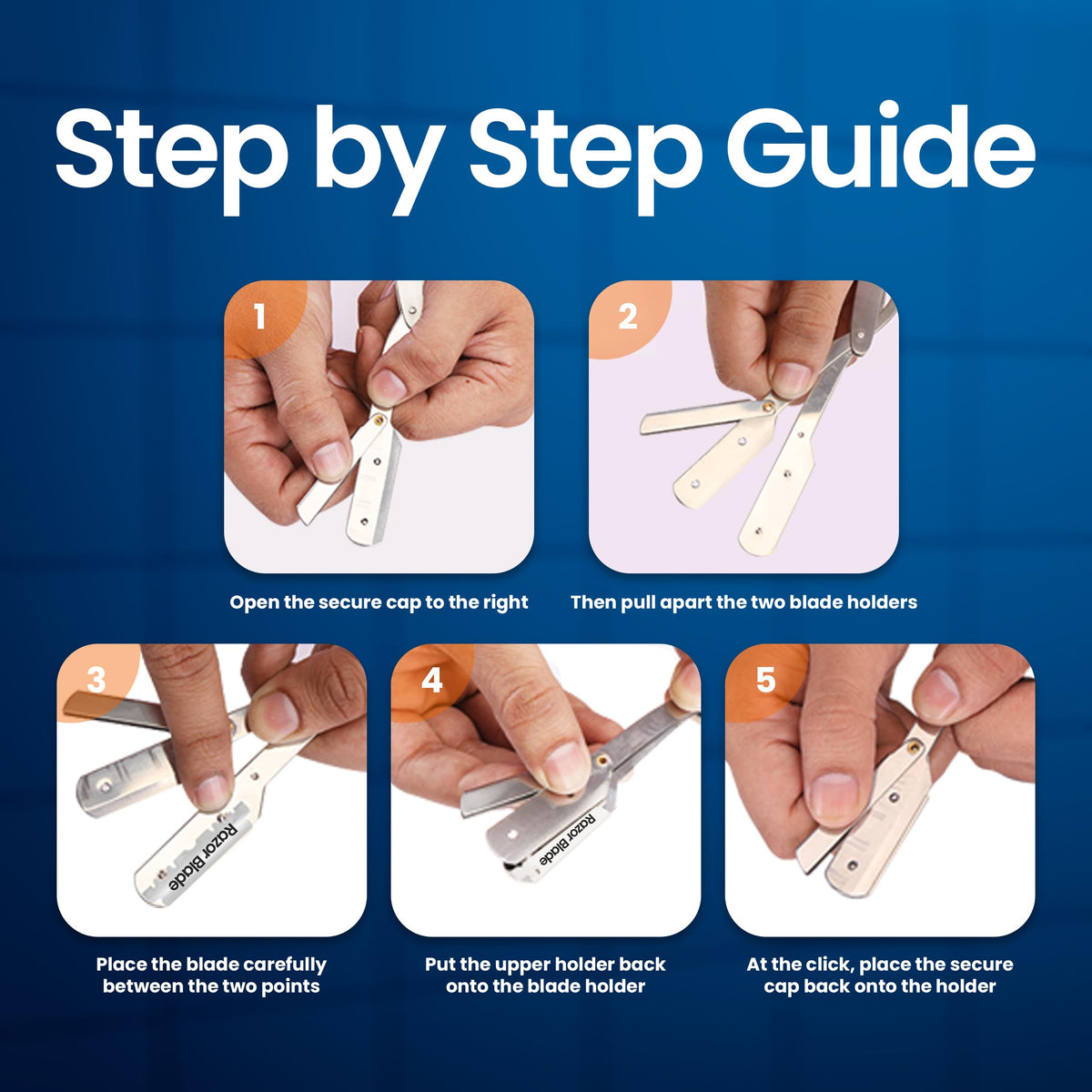 Utopia Care 100 blades pack staged to show long-lasting supply and convenience