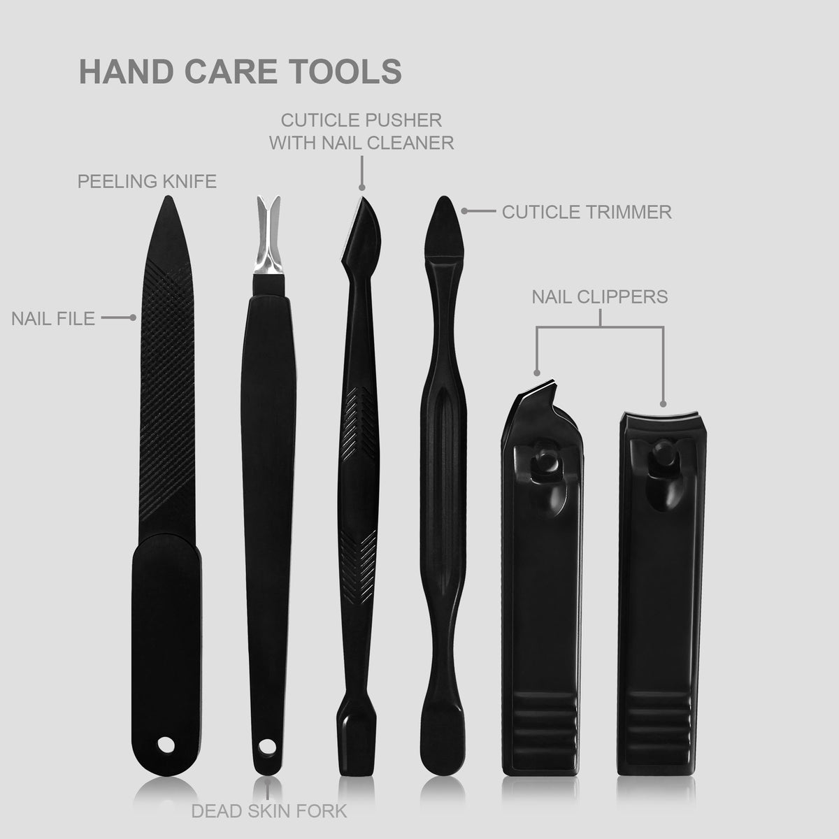 Utopia Care cuticle trimmer and pushers showing precise cuticle maintenance benefit