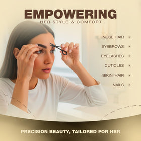 Utopia Care in-hand size comparison showing compact travel-friendly grooming benefit