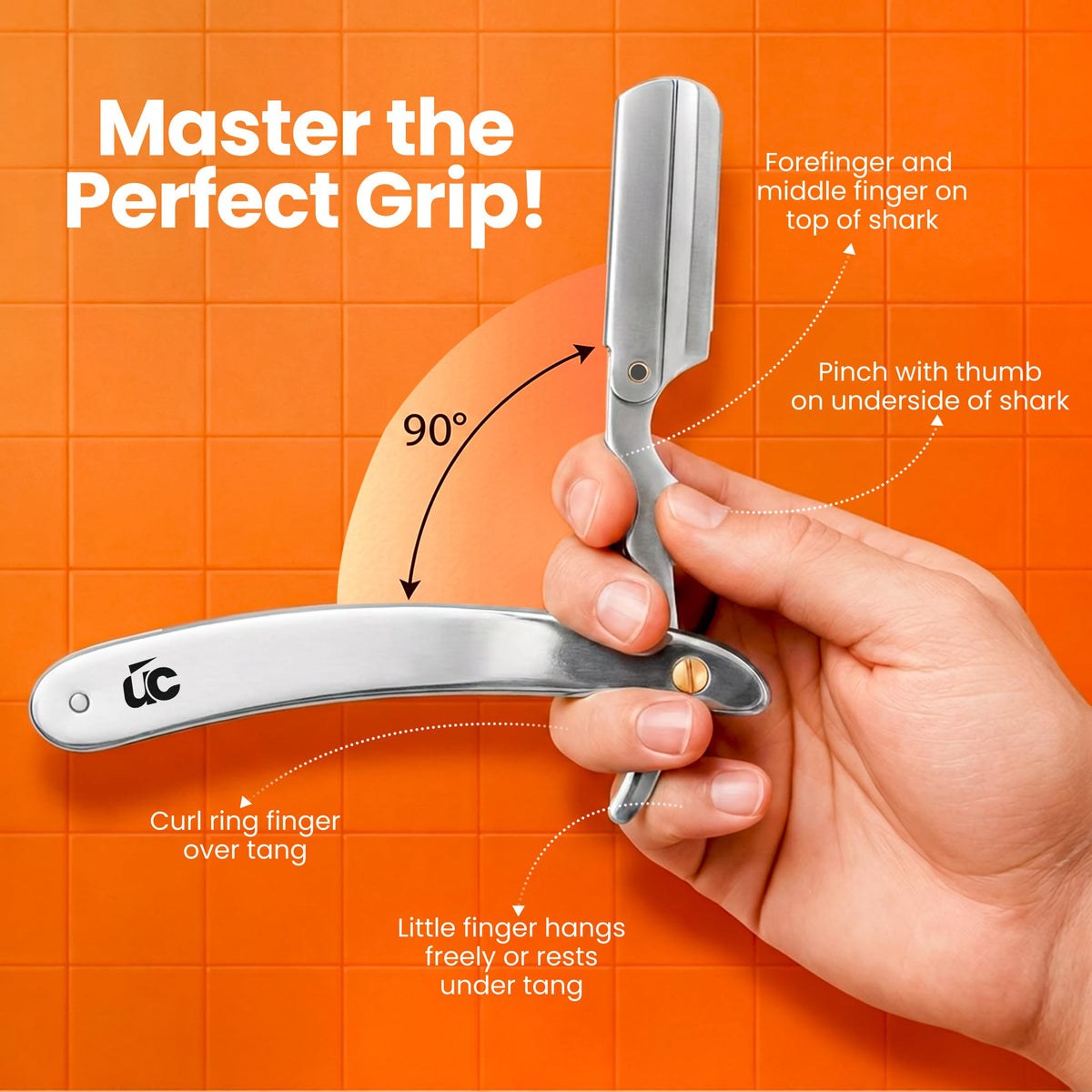 Utopia Care matte chrome finish detail emphasizing durable, scratch-resistant surface
