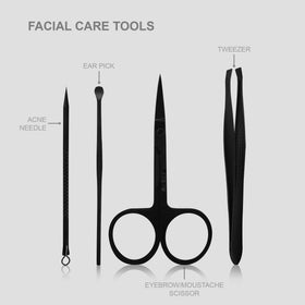 Utopia Care nail file and scissors set demonstrating smooth finishing and shaping