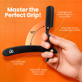 Utopia Care protective cap and locking mechanism ensuring safe blade storage