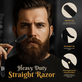 Utopia Care razor next to ruler showing size and portability benefit