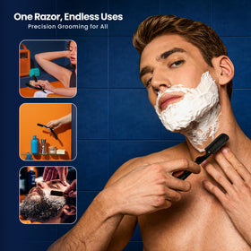 Utopia Care size scale hand held to show compactness and ergonomic balance