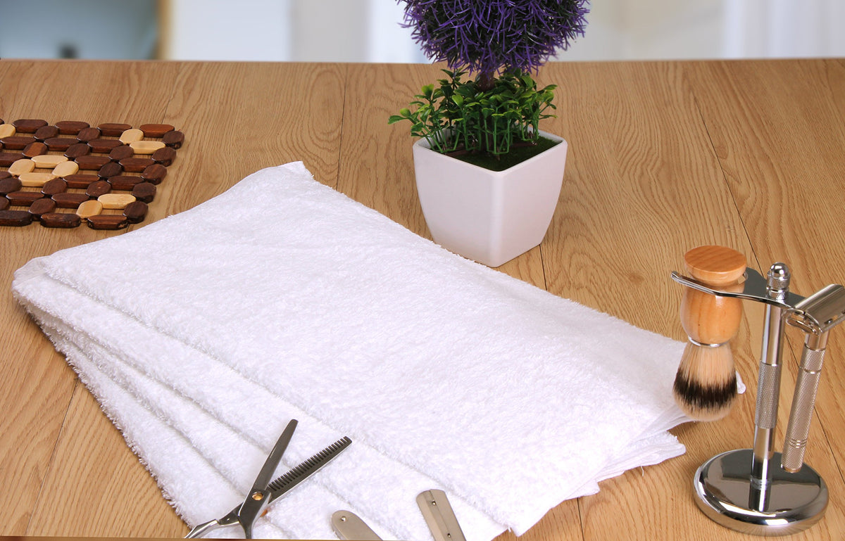 Utopia Towels displayed in a spa setting suggesting professional appearance benefit