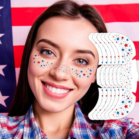 UURM front packaging showing six-sheet patriotic silver star pack adds instant sparkle