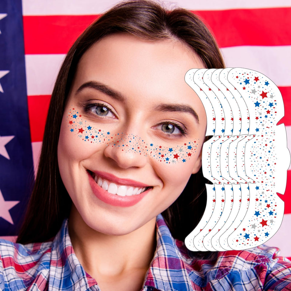 UURM front packaging showing six-sheet patriotic silver star pack adds instant sparkle