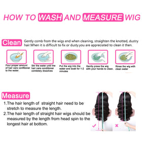 Uveous packaging and accessories illustrating how the wig arrives protected