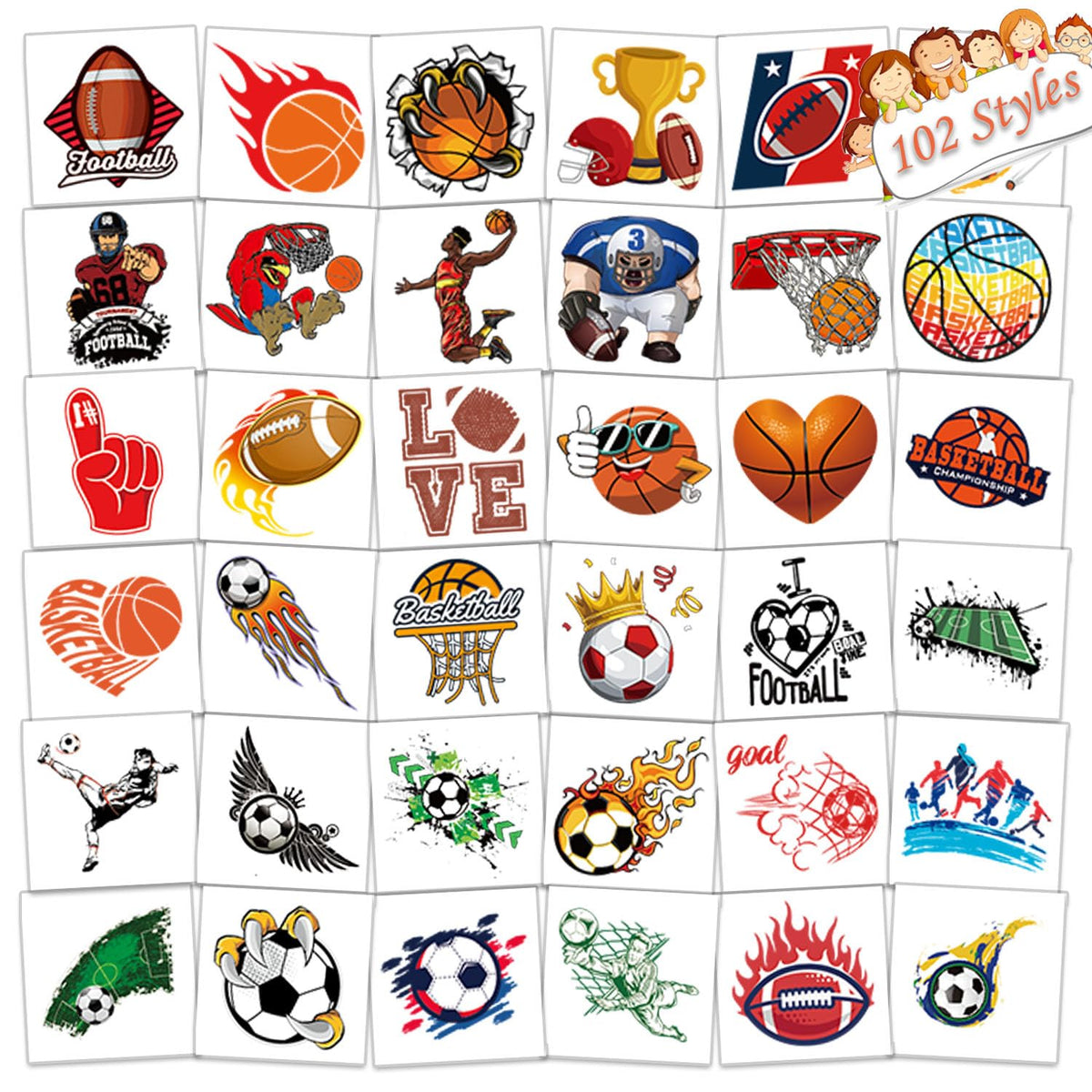 UVUXO front packaging showing 102 individually wrapped tattoo sheets and benefit convenience