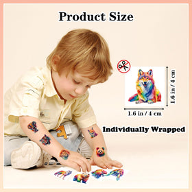 UVUXO individually wrapped tattoo sheet emphasizing hygiene and easy distribution
