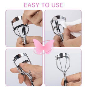 UXIETIN refills installed on an e.l.f. curler showing improved curl control