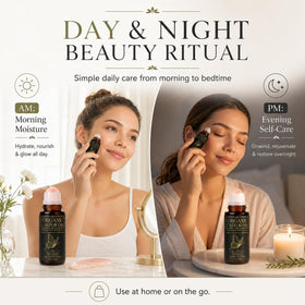 UXZQEN lifestyle bathroom counter scene showing daily ritual benefit