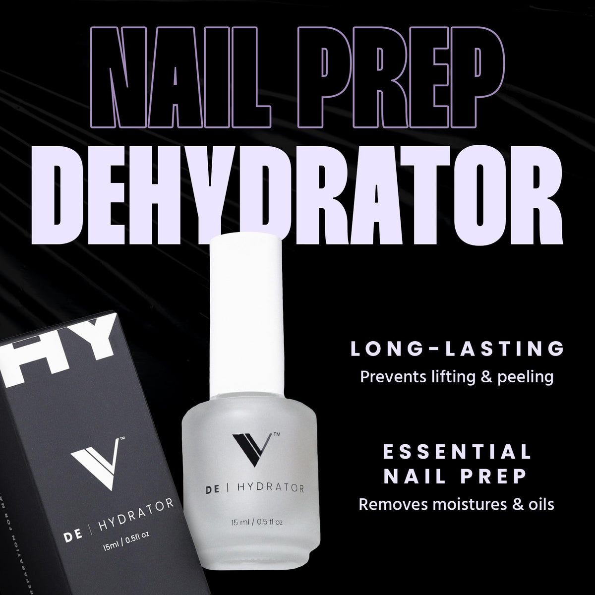 V Beauty Pure cap and brush detail highlighting precise application control