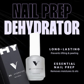 V Beauty Pure cap and brush detail highlighting precise application control