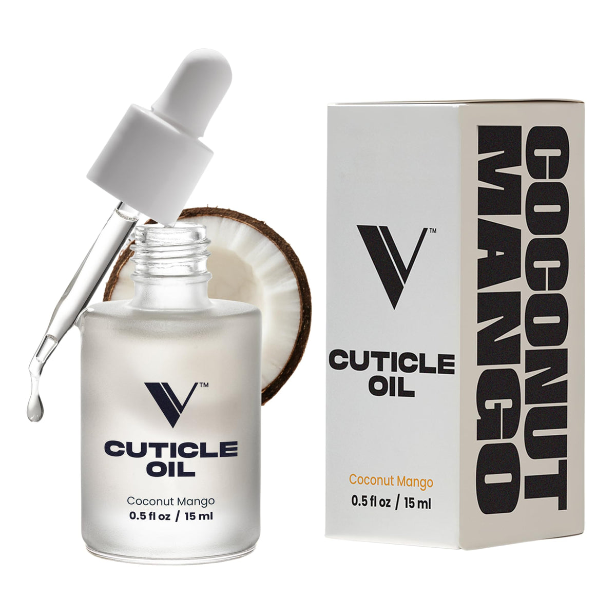 V Beauty Pure front bottle view showing label and 15ml size for easy storage