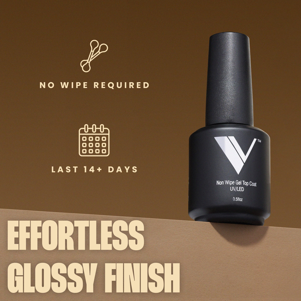 V Beauty Pure gel texture close-up highlighting non-yellowing clarity