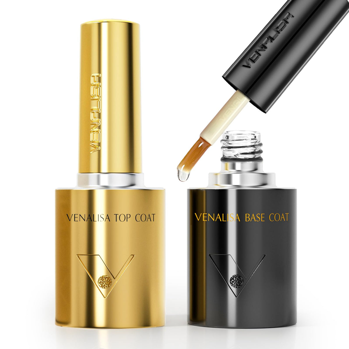 V VENALISA front packaging showing both base and no-wipe top bottles for convenience