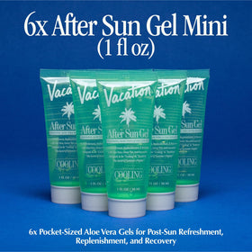 VACATION open cap and gel texture highlighting fast-absorbing feel
