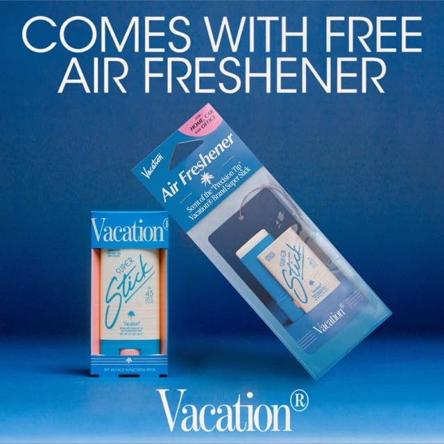 VACATION air freshener inside bag creating fresh scent and travel comfort