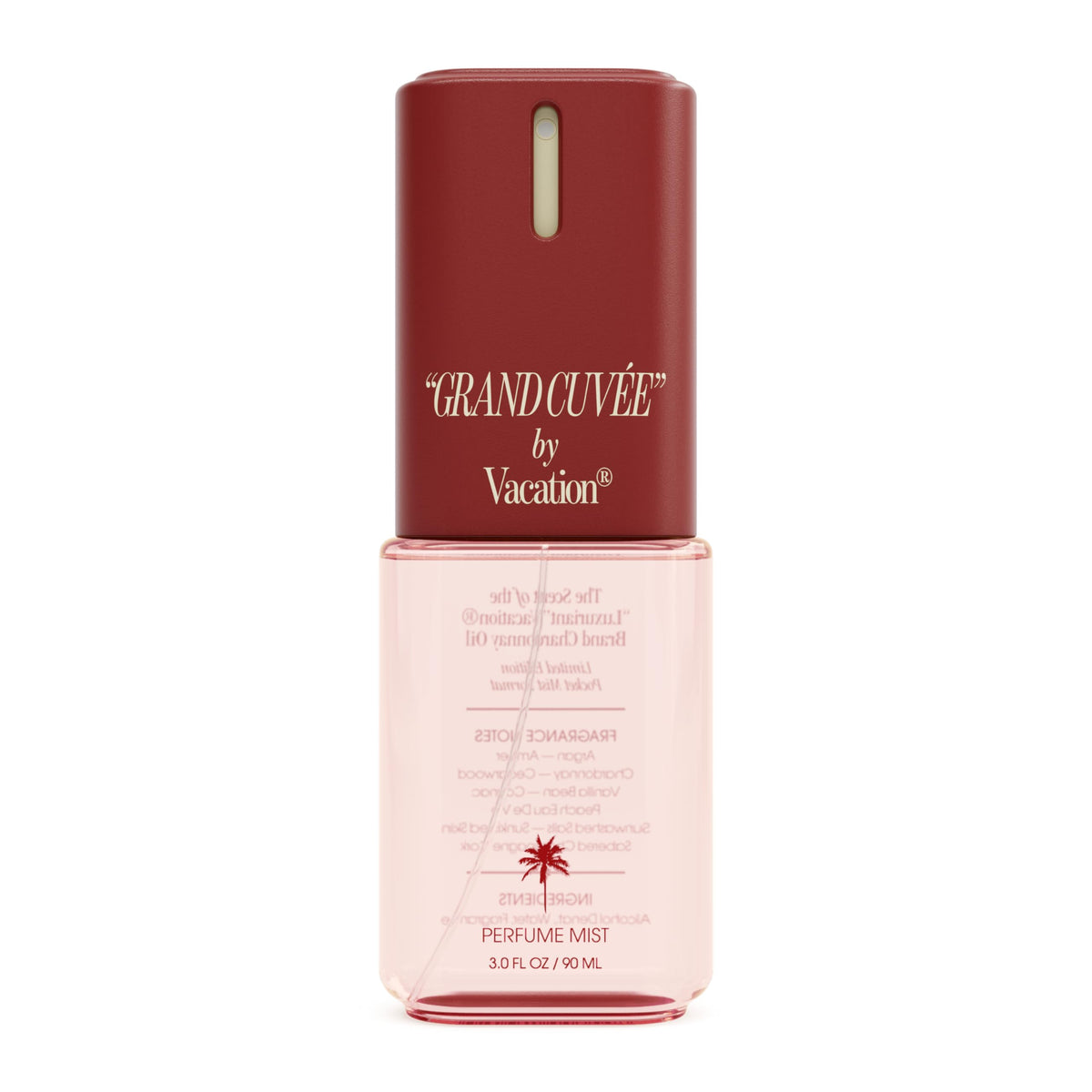VACATION front bottle shot showing elegant label and travel-friendly size