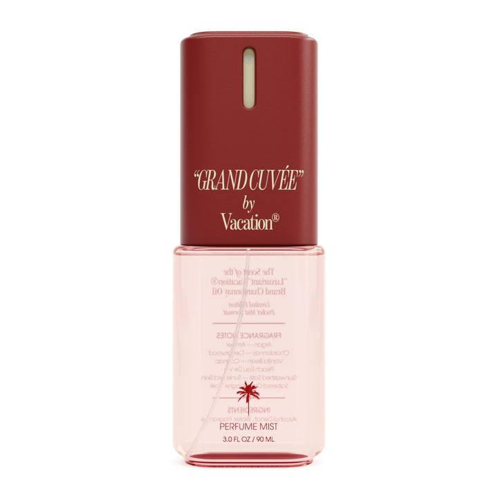 VACATION front bottle shot showing elegant label and travel-friendly size