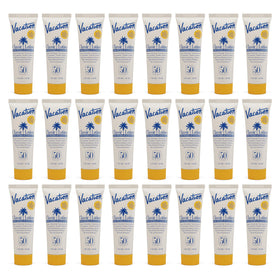 Vacation front packaging showing 1oz tube and 24-pack convenience
