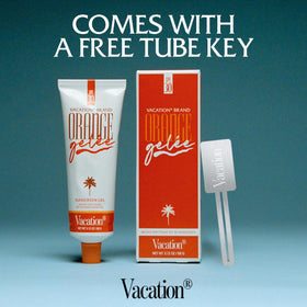VACATION lifestyle beach application conveying water-resistant sun-ready benefit