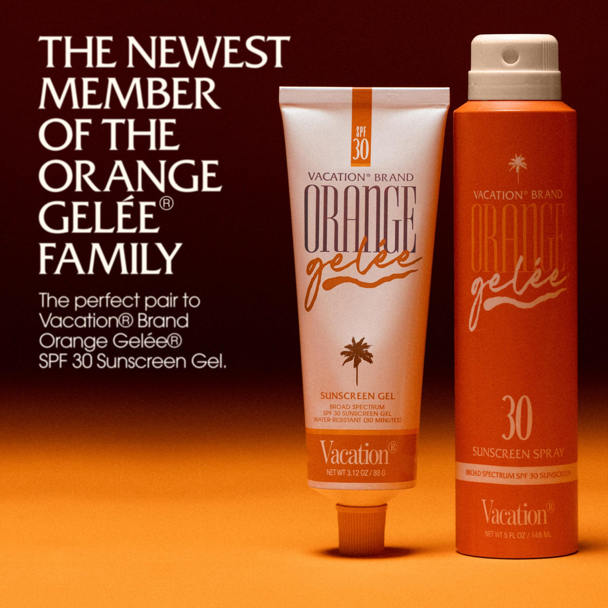 VACATION texture of the oil on skin showing hydrating glow and non-greasy absorption benefit