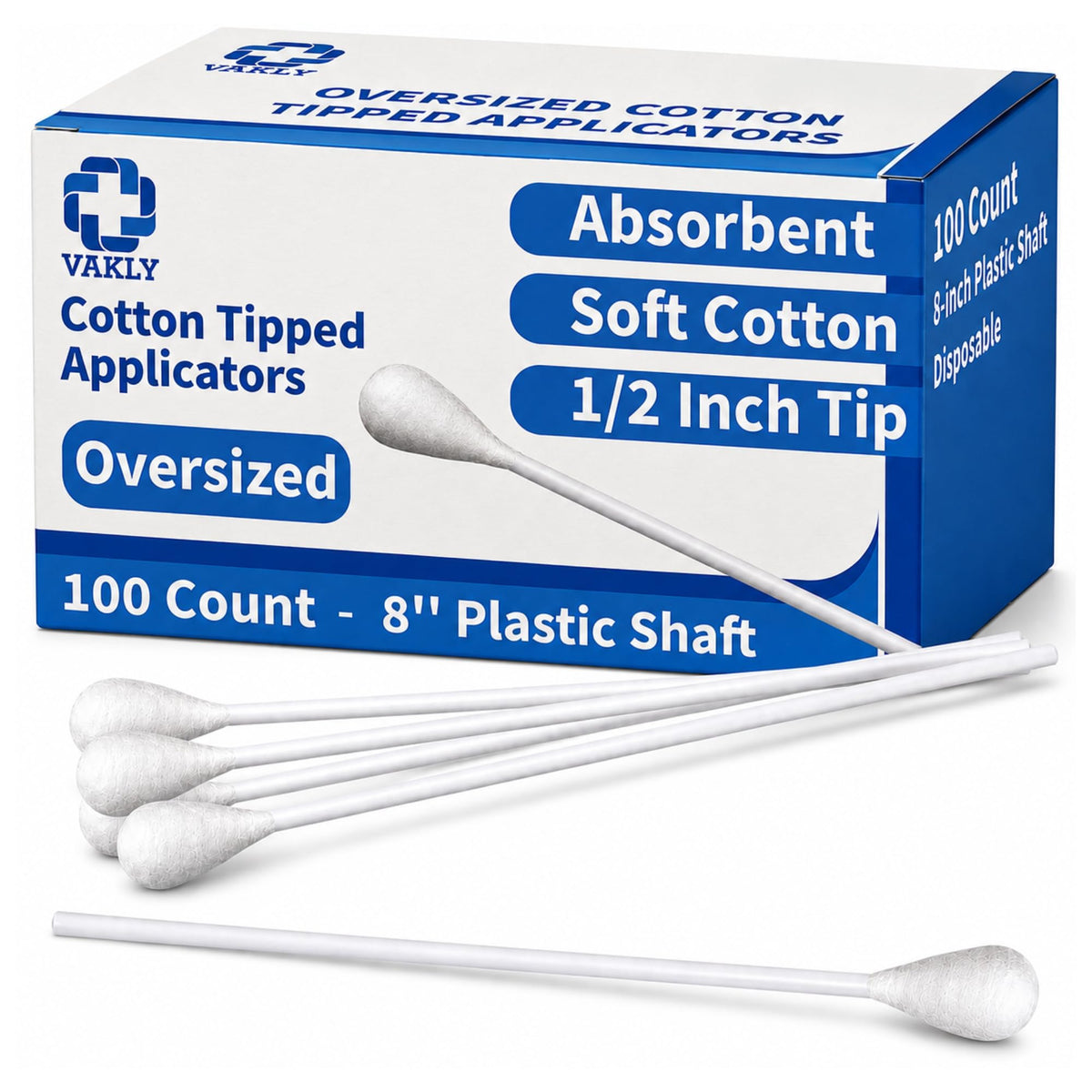 Vakly front packaging showing 100-count box and product benefits