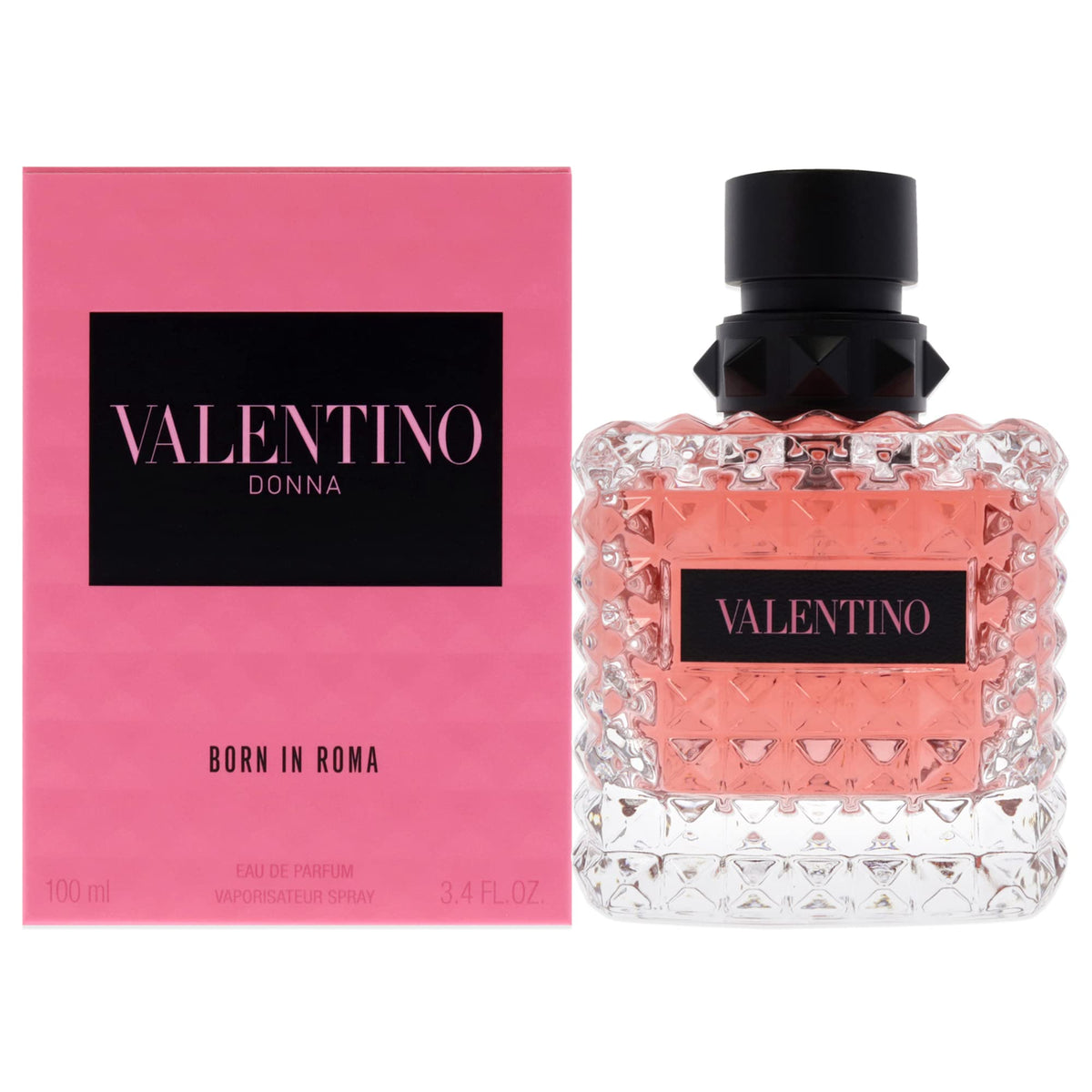 Valentino Born In Roma front bottle showing elegant design and couture appeal