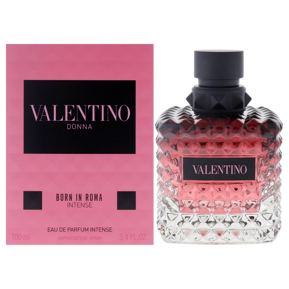 Valentino bottle front view showing elegant design and brand appeal