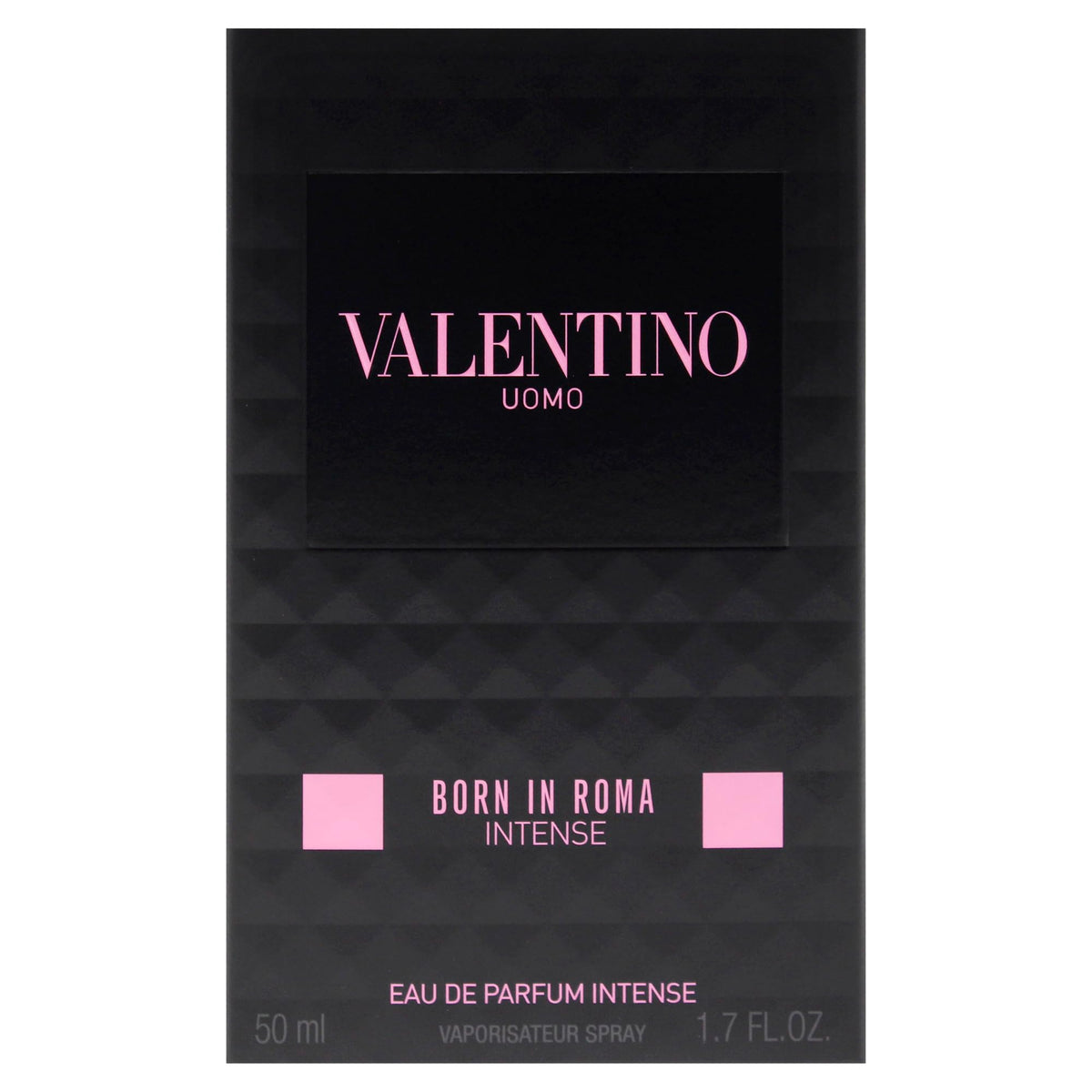 Valentino bottle in hand illustrating 1.7 oz scale and portable evening use