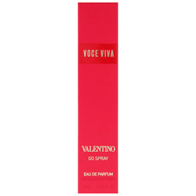 Valentino Voce Viva held in hand to show 10 ml size and easy portability benefit