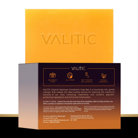 VALITIC before and after skin texture comparison demonstrating improvement