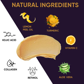 VALITIC close-up of ingredients label highlighting active acids and botanical benefits