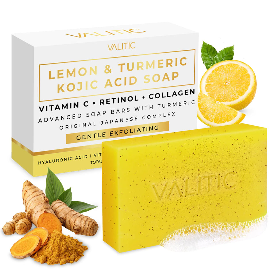 VALITIC front packaging showing brightening soap benefits